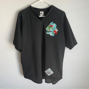Black jersey. Q ninja dinosaur jersey shirt